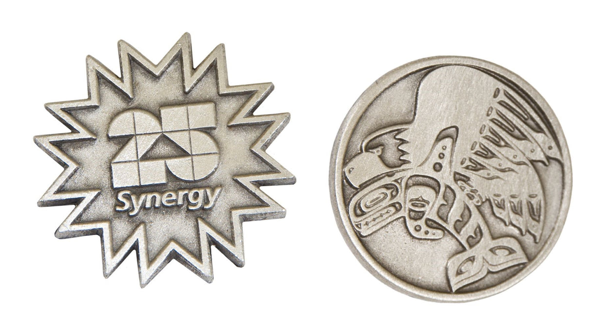 Solid Pewter Lapel Pin (1")