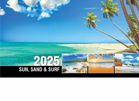 Galleria Sun, Sand & Surf Desk Tent Calendar