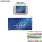 Individually Polybagged Heaviest Weight Velour Terry Cotton Blend Beach Towel, 30x60, Sublimated