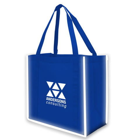 Reflective Large Grocery Tote Bag