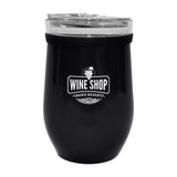 8 Oz. Glass And Stainless Steel Wine Tumbler