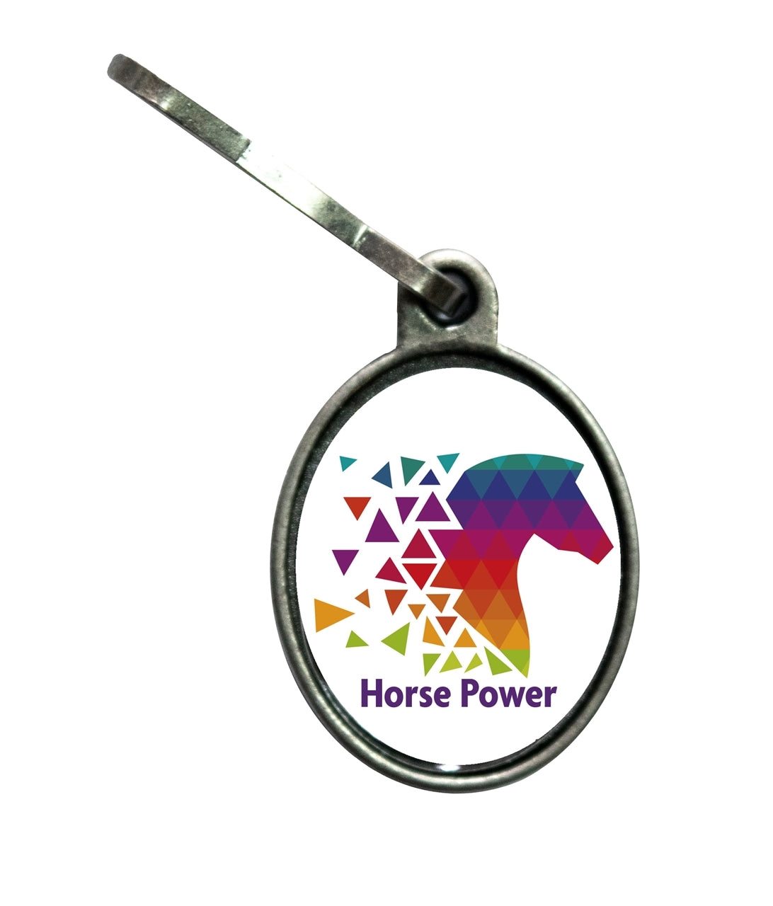 Pewter zipper puller