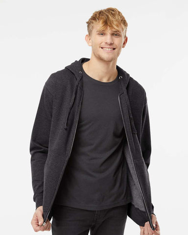 Independent Trading Co. Midweight Full-Zip Hooded Sweatshirt