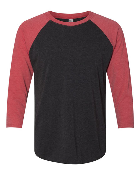 000046 Next Level Unisex Triblend Three-Quarter Sleeve Raglan Shirt