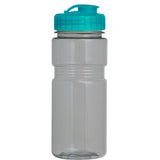 20 Oz. Translucent Recreation Bottle w/ Flip Top Lid