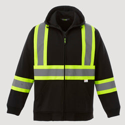 Freedom Men's Hi-Vis Full Zip Polyester Fleece Hoodie