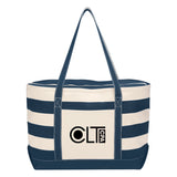 Cotton Canvas Nautical Tote Bag