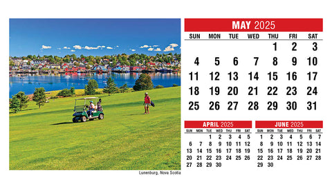 Scenes of Canada (English) Desk Tent Calendar
