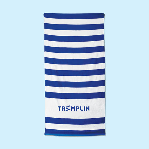 100% Cotton Velour Cabana Stripe Beach Towel 30