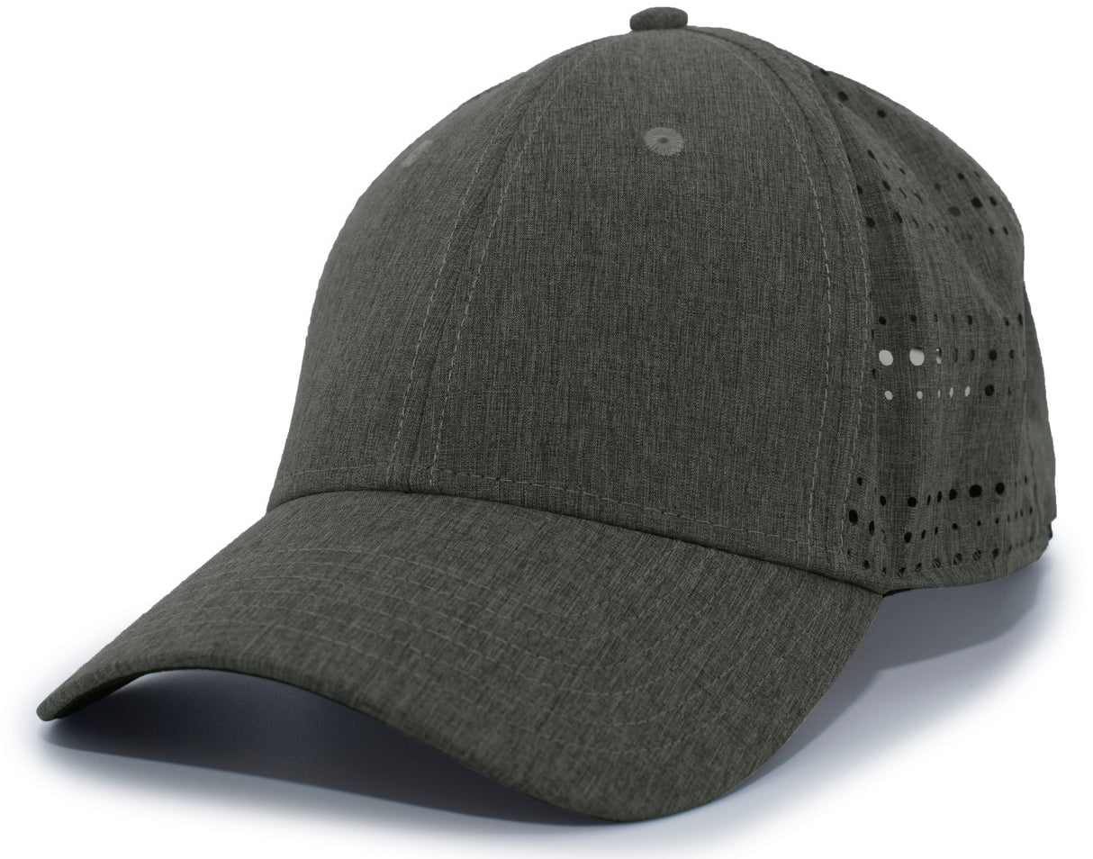 Perforated Hook-And-Loop Adjustable Cap