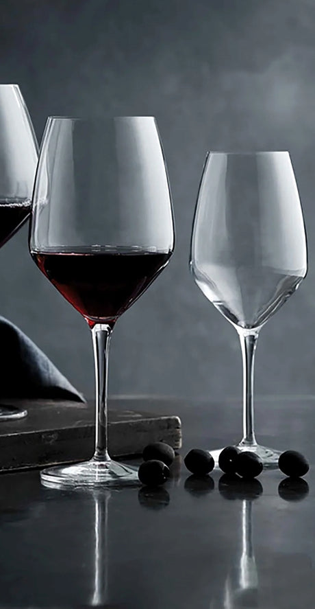 Luigi Bormioli Prestige Cab/Merlot 23-3/4oz wine glass S/4 in retail gift box