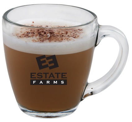 Arabia 15.5oz mug clear glass