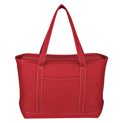 Large Cotton Canvas Yacht Tote Bag