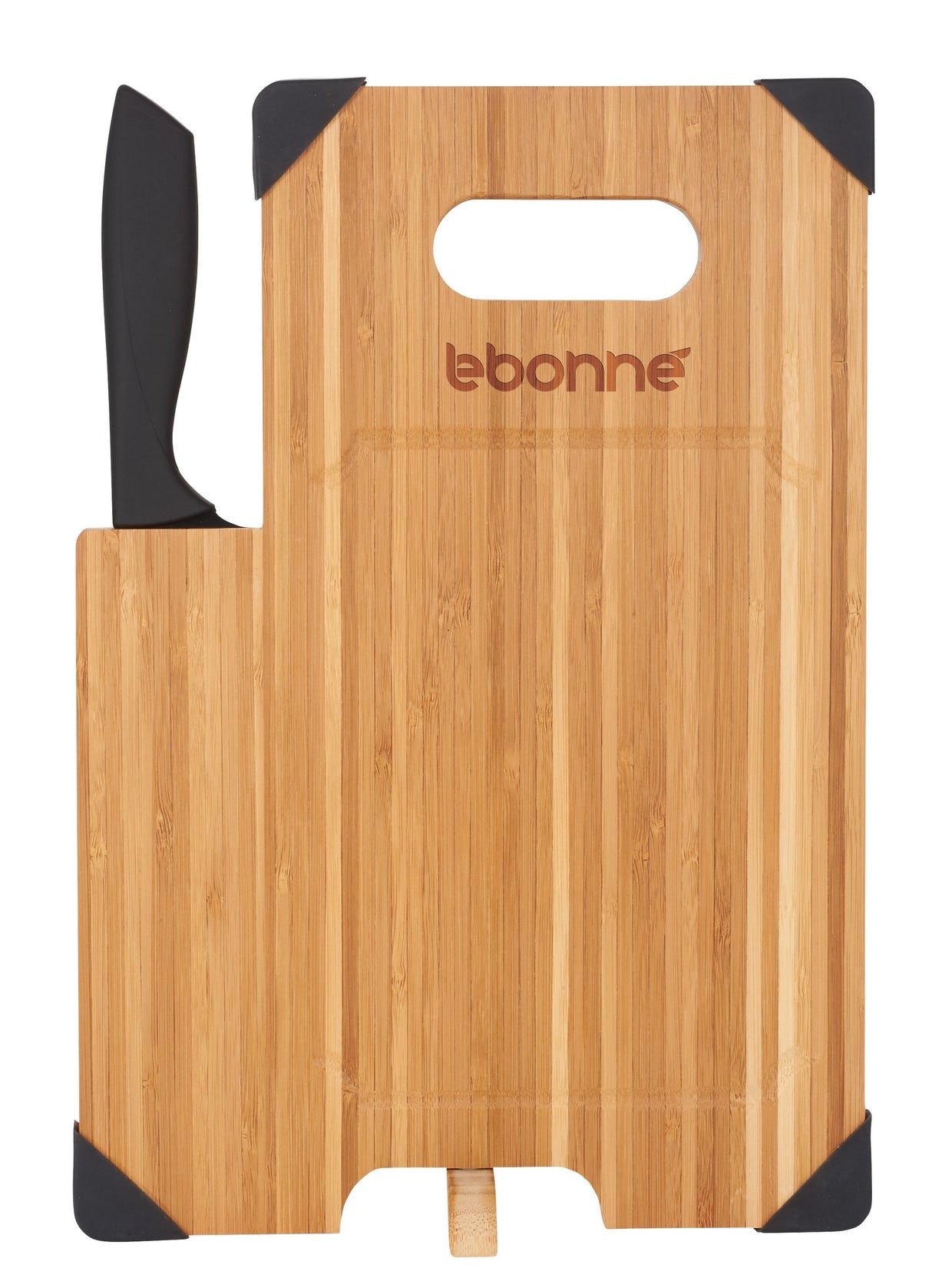 Bamboo Cutting Board with Knife