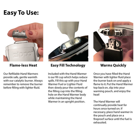Zippo® 12-Hour Refillable Hand Warmer