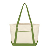 Medium Cotton Canvas Sailing Tote Bag