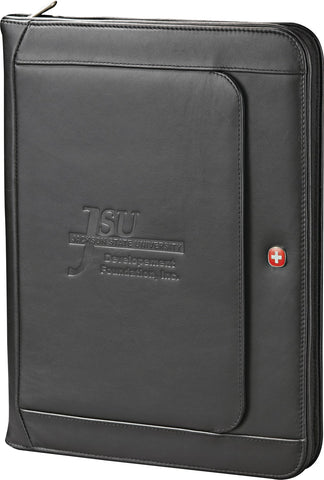 Wenger® Executive Leather Zippered Padfolio