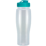 24 Oz. Contour Translucent Bottle w/ Flip Top Lid