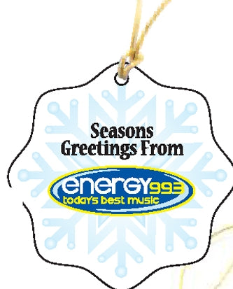 4CP Acrylic Snowflake Ornament