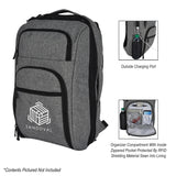 Heathered Rfid Laptop Backpack & Briefcase