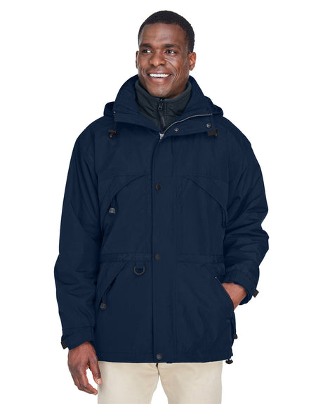 NORTH END Adult 3-in-1 Parka with Dobby Trim
