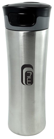 Helix 16oz double wall stainless steel vacuum tumbler with push-button lid