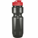 22 Oz. Translucent Bike Bottle w/ Flip Top Lid