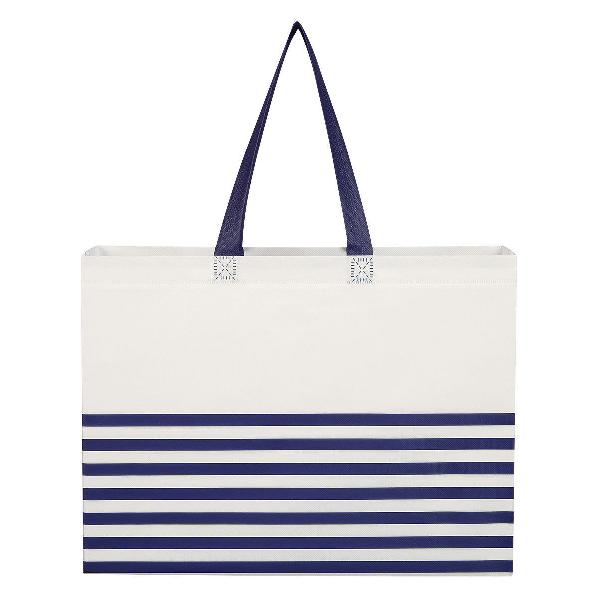 Non-woven Horizontal Stripe Tote Bag