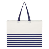 Non-woven Horizontal Stripe Tote Bag