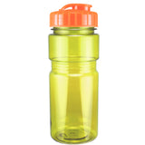 20 Oz. Translucent Recreation Bottle w/ Flip Top Lid