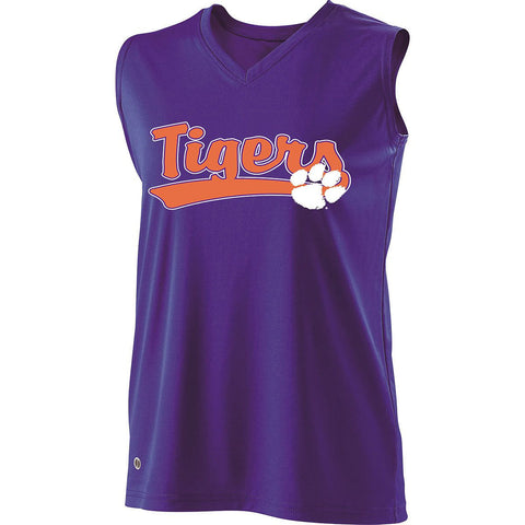 Holloway Sportswear Collegiate Ladies' Curve Jersey - Clemson Tigers