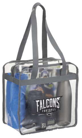 Game Day Clear Zippered Safety Tote