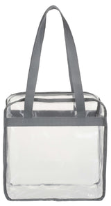 Game Day Clear Zippered Safety Tote