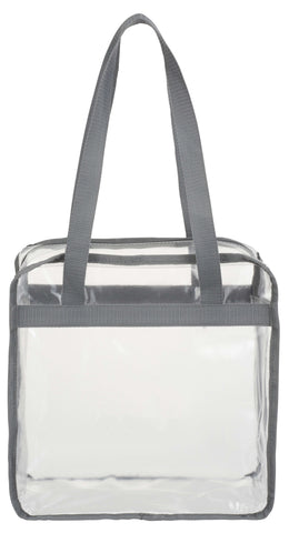Game Day Clear Zippered Safety Tote