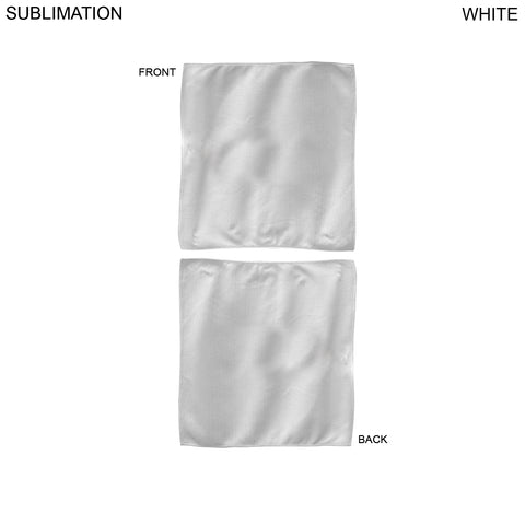 Microfiber Dri-Lite Terry Team and Sponsorship Towel, 12x12, Sublimated Edge to Edge 2 sides