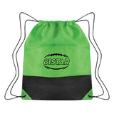 Non-woven Two-tone Drawstring Sports Pack