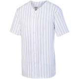 Pinstripe Full-Button Jersey