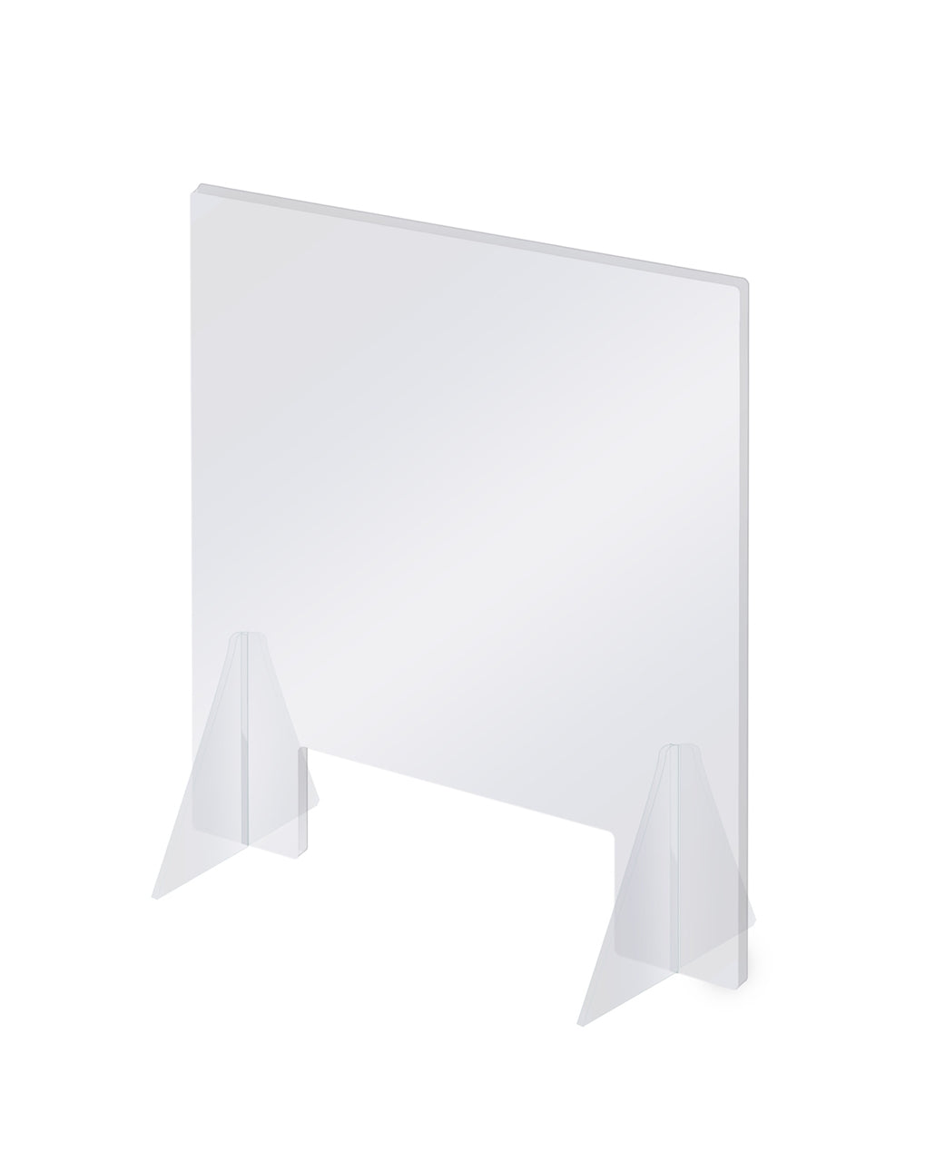 Protective Counter Shield, acrylic plexi, clear - Blank