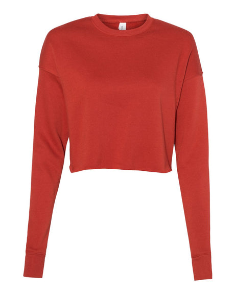 Bella + Canvas Women's Cropped Crew Fleece Shirt