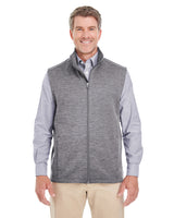 DEVON AND JONES Men's Newbury Mélange Fleece Vest