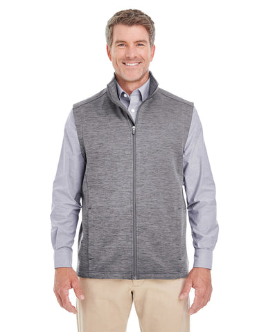 DEVON AND JONES Men's Newbury Mélange Fleece Vest