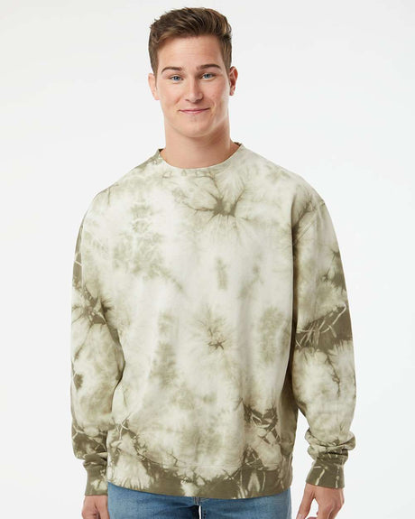 Independent Trading Co. Unisex Midweight Tie-Dyed Sweatshirt