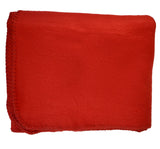 Whipstitch Fleece Blanket w/ Strap