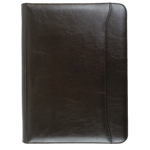 Vegan Leather Writing Case w/Zip Closure