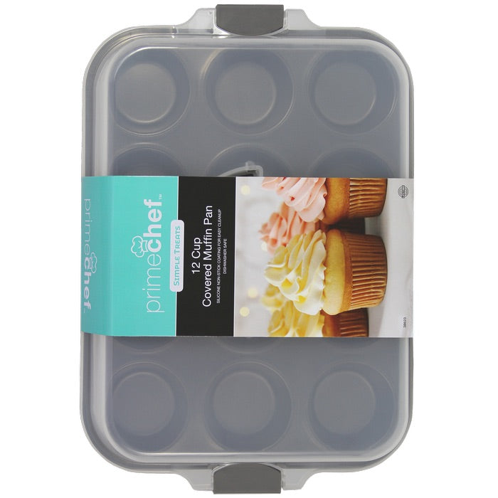 Prime Chef™ Simple Treats 12 Muffin Pan w/Cover