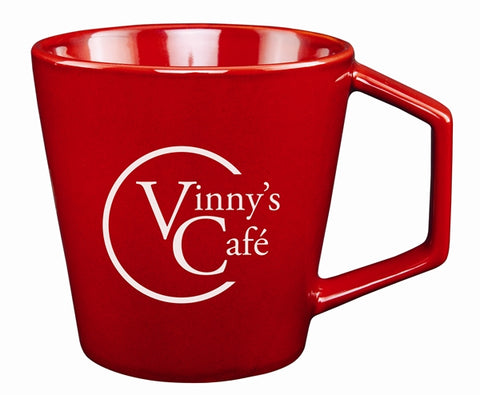 Fire Red 16oz ceramic mug