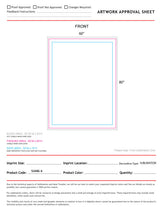 48 Hr Quick Ship - Plush and Cozy Mink Flannel Fleece Blanket, 60x80, Sublimated Edge to Edge 1 side