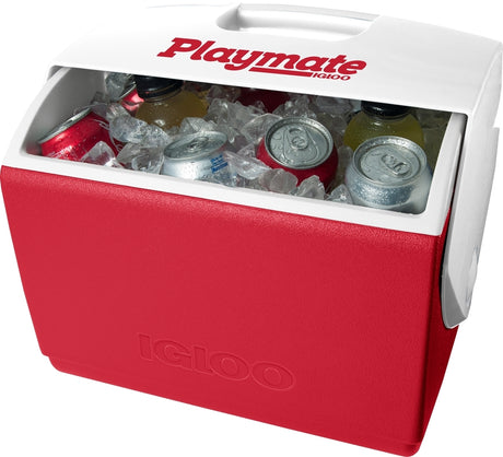Igloo Playmate Elite 16qt Cooler in red/white