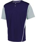 Performance Two-Button Color Block Jersey