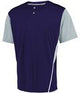 Performance Two-Button Color Block Jersey